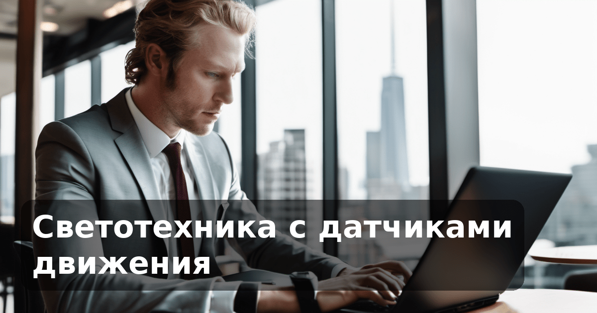Светотехника с датчиками движения
