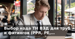Выбор кода ТН ВЭД для труб и фитингов (PPR, PE,…